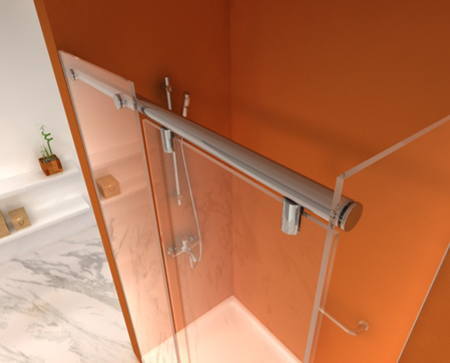 shower door frameless sliding hydroslide