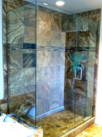 frameless custom glass shower door enclosure flagstaff